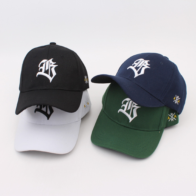 Picture of European and American Letter Embroidered Foreign Trade Hat Baseball Cap Women's Sun Hat Casual Sports Cap Men's Curved Hat