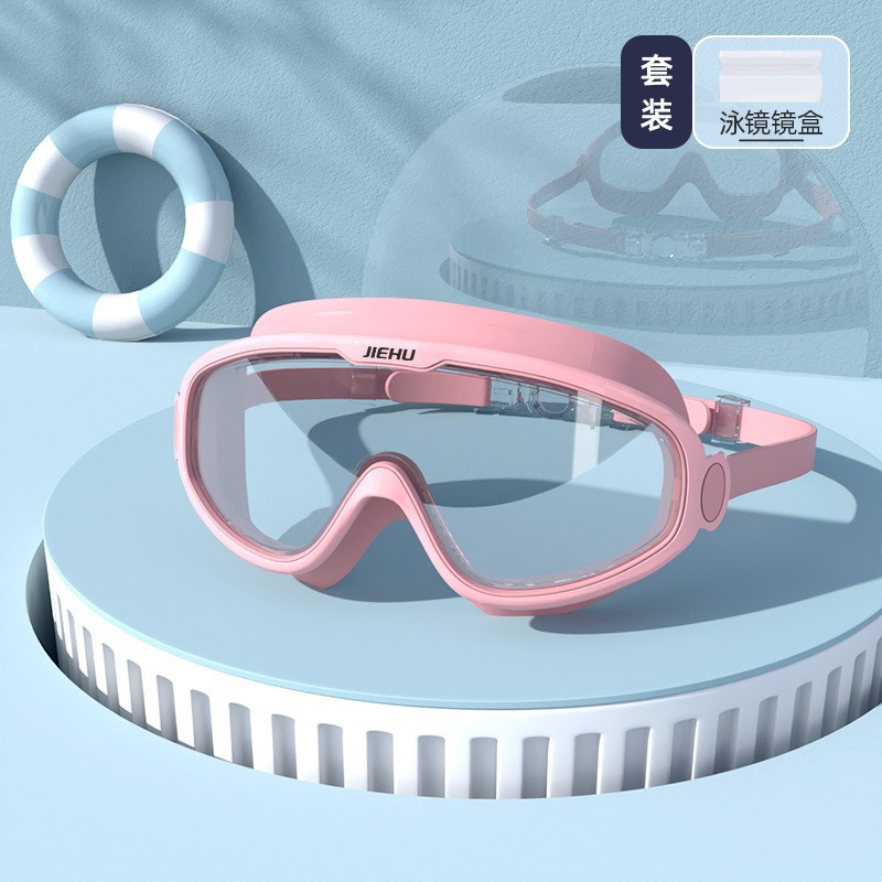 Picture of Swimming Goggles Anti-fog Myopia Swimming Goggles Waterproof Anti-fog HD Swimming Goggles Large Frame Swimming Goggles Swimming Equipment Adult Swimming Goggles
