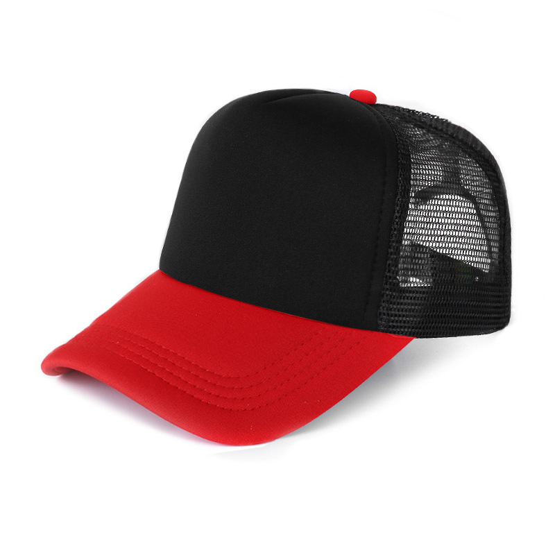 Picture of Sponge net cap printed logo blank advertising cap factory wholesale travel hat parent-child cap embroidered baseball cap