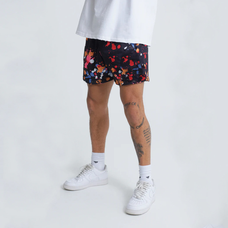 New American fashion brand men's sports quick-drying four shorts casual basketball running but knee shorts a generation of hair