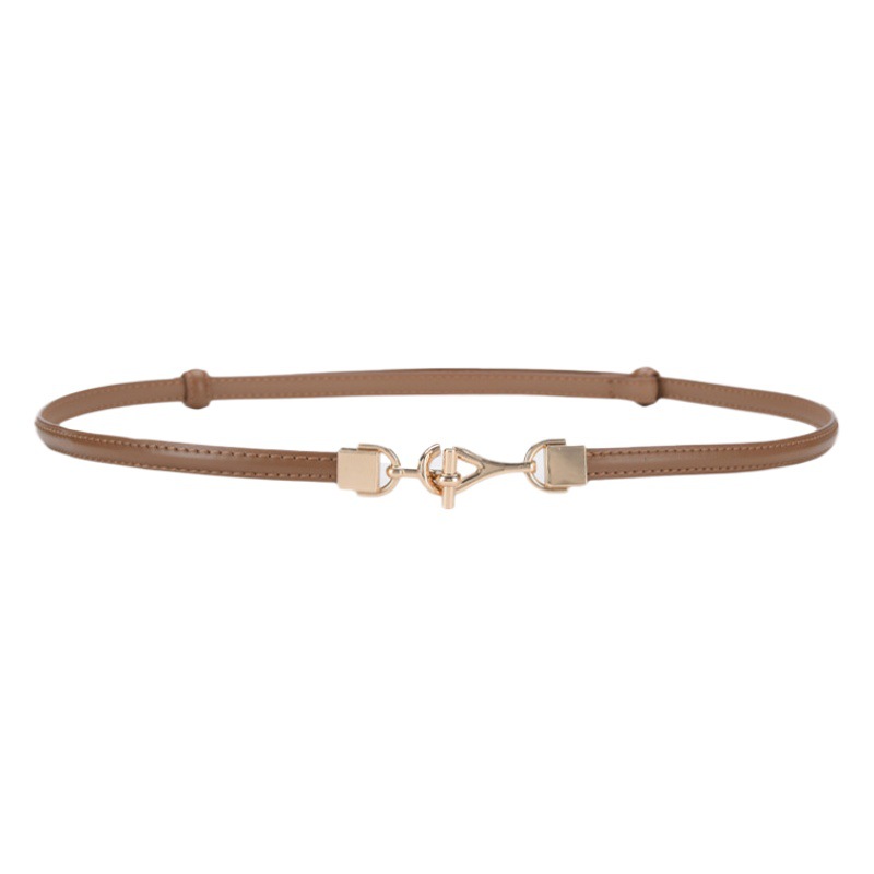 New 1cm adjustable simple thin belt women's decorative dress sweater thin belt fashion Korean ins wind waist chain