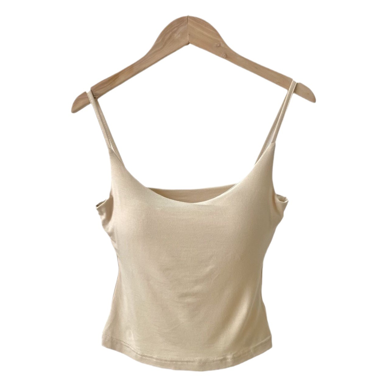Camisole top with chest pad, extra-large cup, outer chest expansion, slim fit vest for women Summer