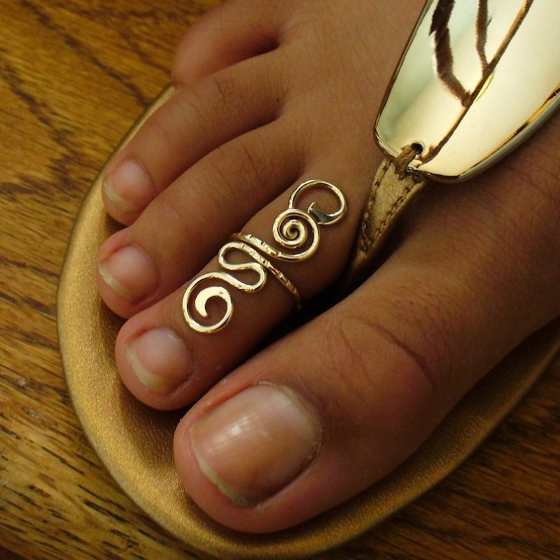 Hailao 2024 cross-border temu hot new copper Europe and the United States simple adjustable foot ring can pass environmental qualification