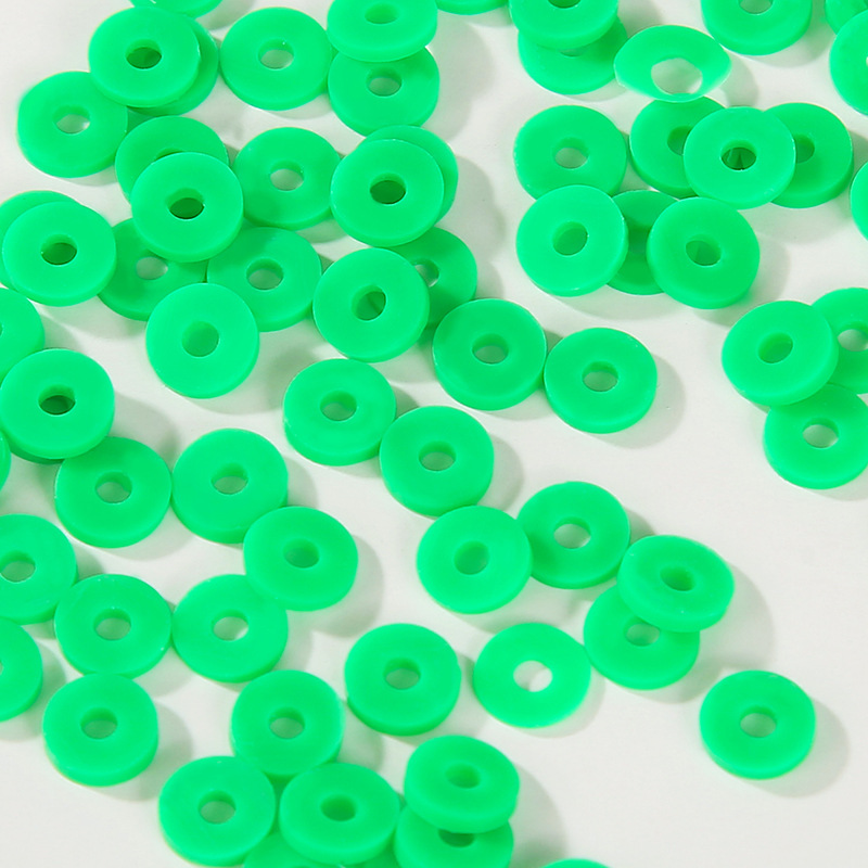 Picture of Jewelry Accessories Color Soft Ceramic Beaded Handmade diy Handmade Material Bracelet Necklace Bracelet Bead Spacer