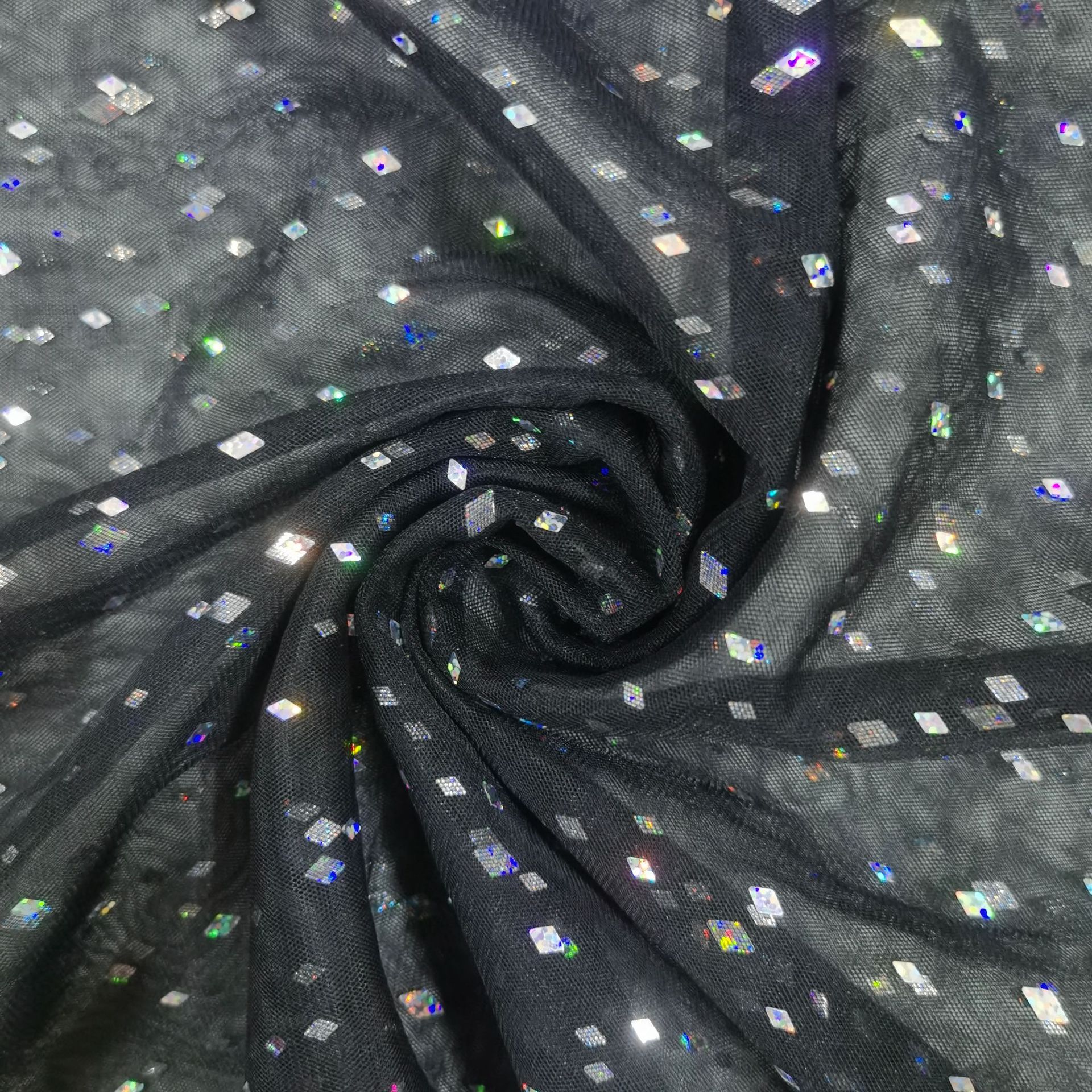 Laser Square, Sequins, Mesh Dress, Women's Dress, Children's Baby Clothes, Lolita, Soft Gauze Skirt, Nylon American Mesh