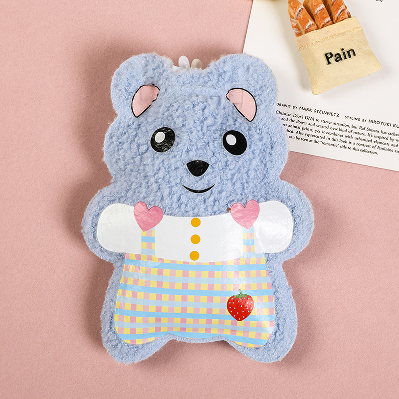 Picture of Customized new short plush hot water bag filled with water hot water bag filled with water hot water bag printed LOGO hand warmer