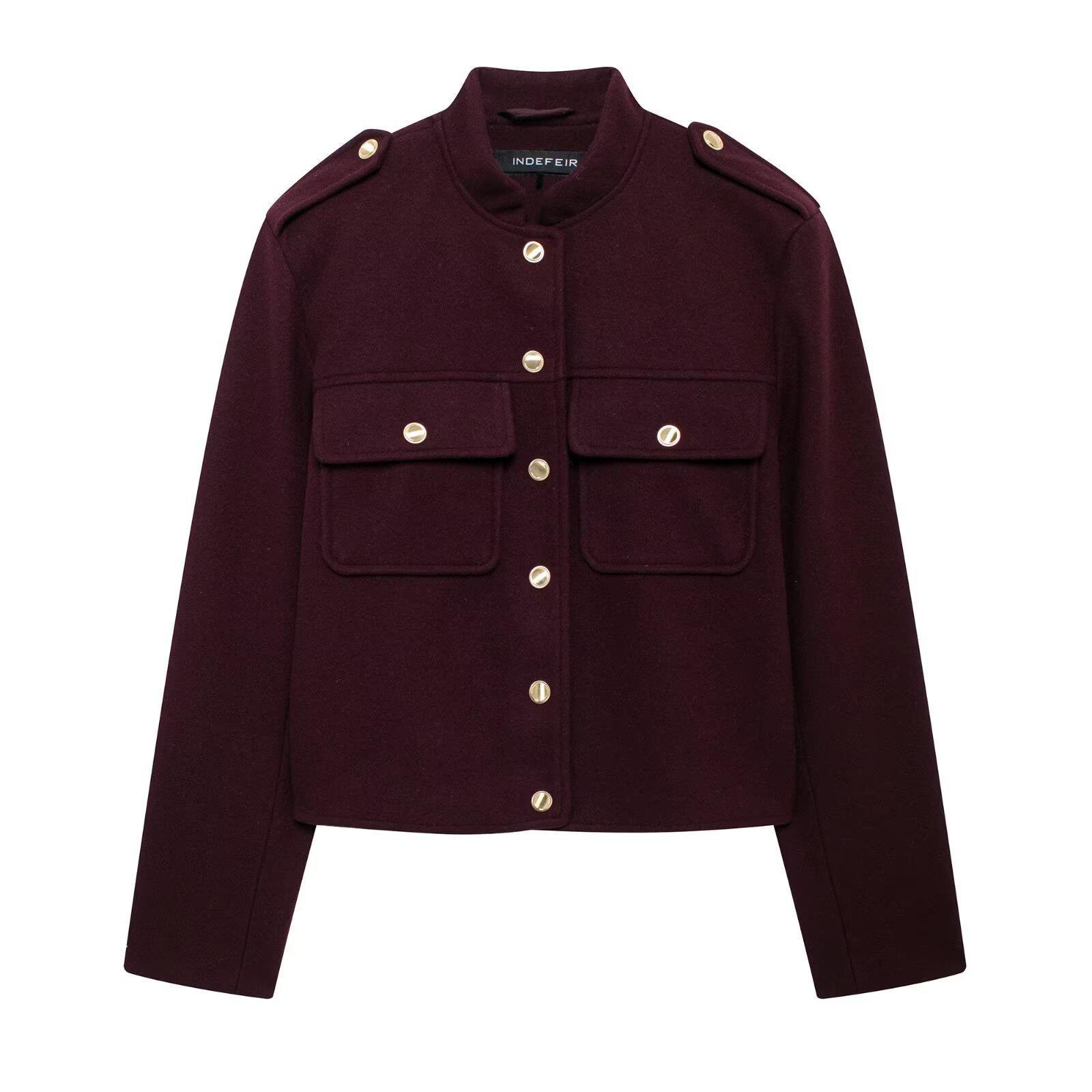 Europe and the United States Amazon cross-border wholesale 2024 new women's fashion Joker soft short jacket coat