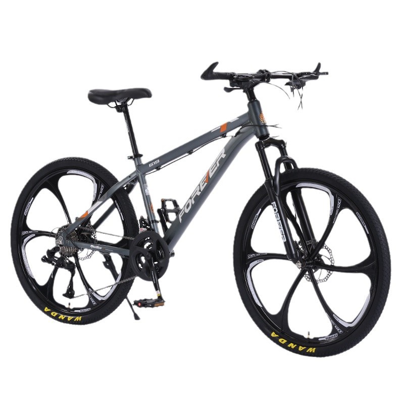 Picture of Cross-border wholesale permanent brand mountain bike high carbon steel road racing 24-inch aluminum alloy all-in-one wheel bike