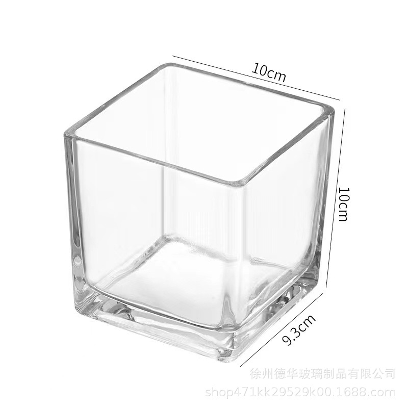 Picture of Transparent candle cup glass jar bedroom romantic Candlestick cup color frosted glass container aromatherapy empty cup with lid