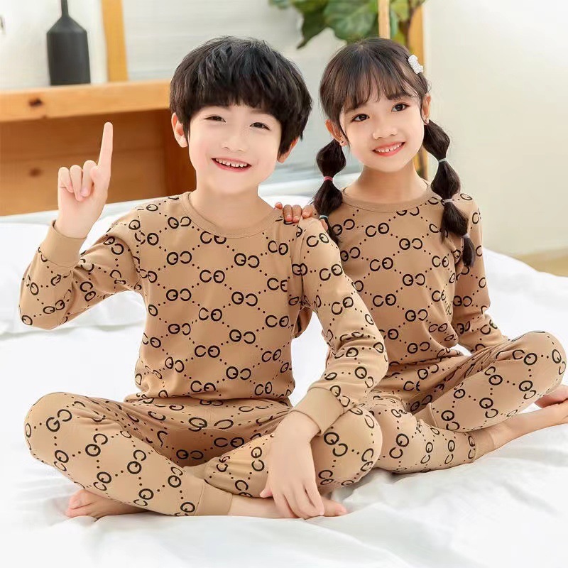Picture of Cross-border European and American e-commerce children's pajamas Boys' long-sleeved trousers children's clothing boys' children's home wear suit