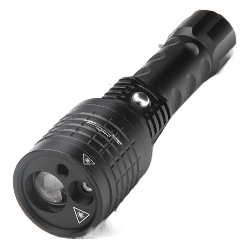 Three-in-one flashlight zoom outdoor with green white infrared three-light source laser flashlight two-in-one