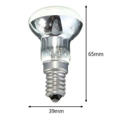 Picture of Bulb Edison Bulb E14 Lamp HoldeR SES 40W R50 Reflective Point Bulb Lava Lamp Incandescent Filament Lamp