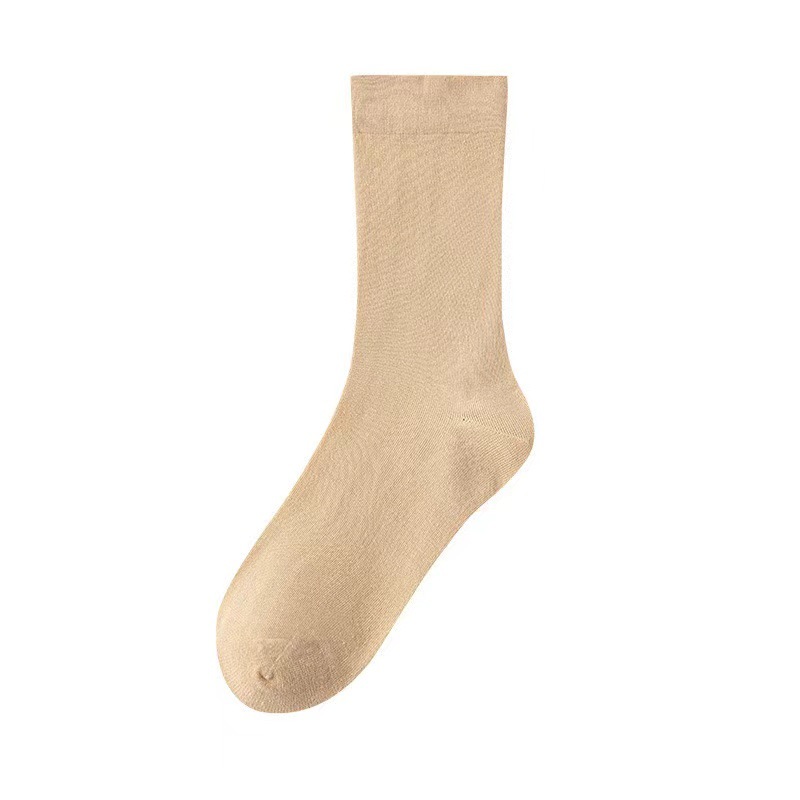 Picture of Mid-Calf Socks for Women, Spring and Autumn Solid Color Slouch Socks, Versatile Maternity Socks, Casual Long Socks, Zhuji Socks Wholesale