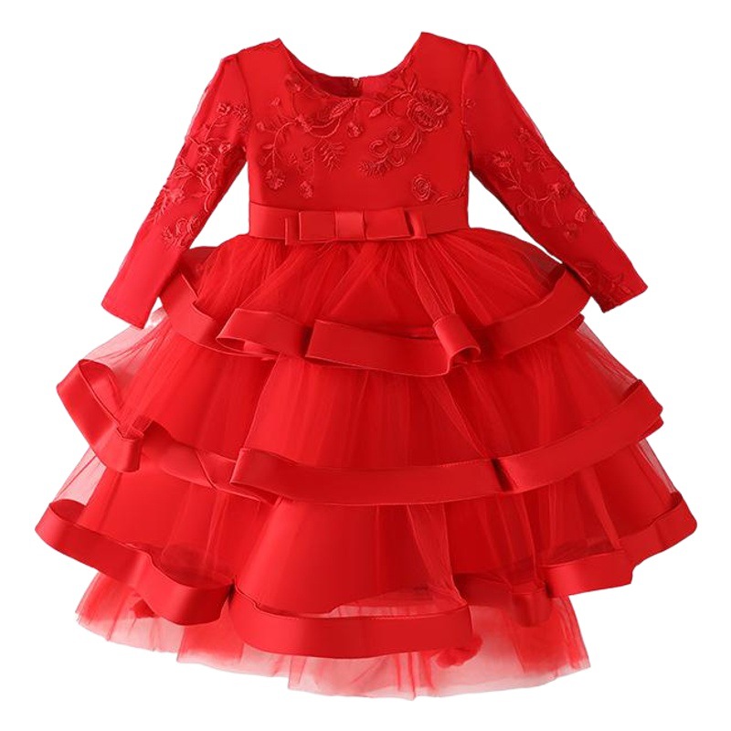 Cross-Border Children's One-Year-Old Girl's Dress Princess Skirt Tutu Skirt Mesh Tail Dress Catwalk Stage Performance Clothing