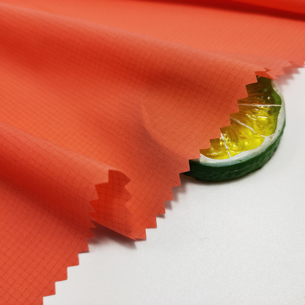 400T nylon full elastic weft elastic 0.2 Plaid 20D thin polyamide woven fashion sunscreen sleeping bag fabric