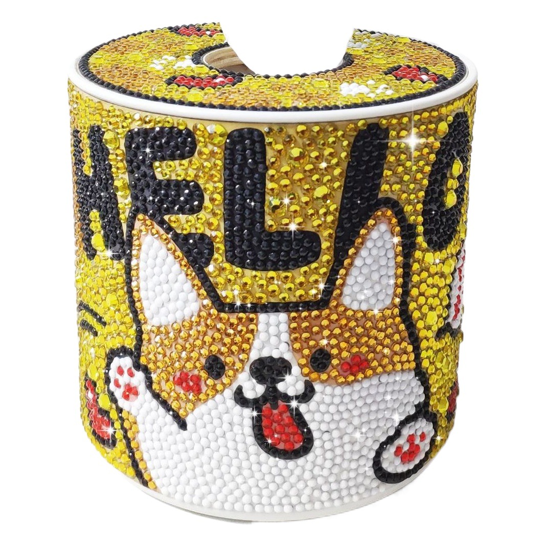 Round stick drill decorative roll paper tube 5D full drill stick drill paper box cylinder Diamond painting DIY stick drill paper towel tube