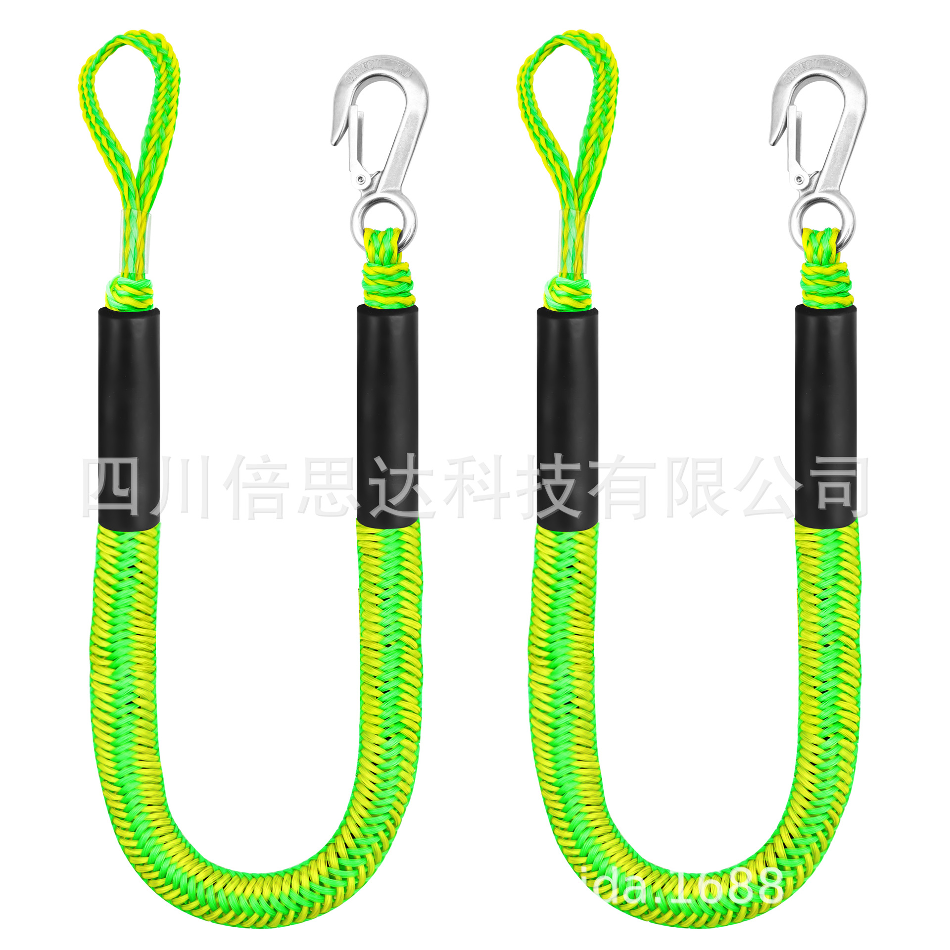 Upgrade 4FT New Hook boat rope Marine elastic rope marine cable rubber boat boat rope Dock line