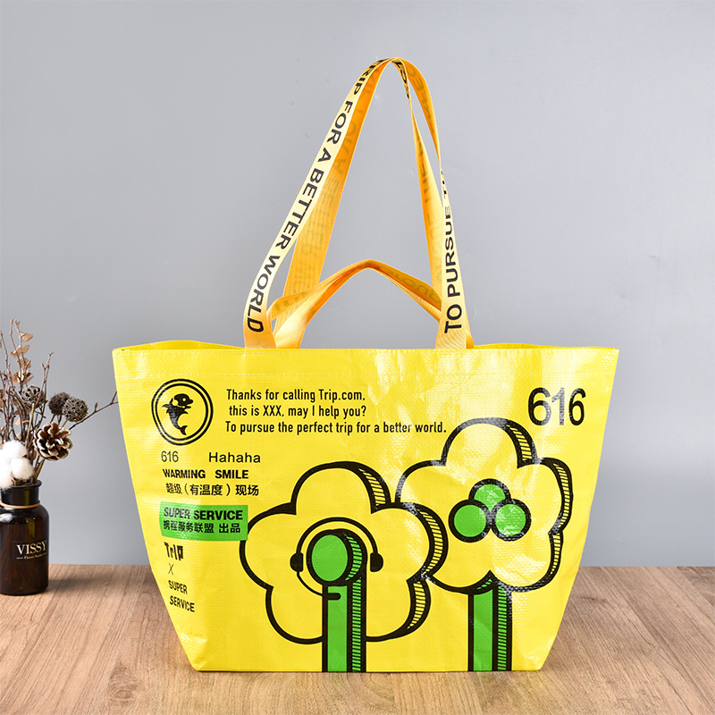 Pp Woven Laminated Shopping Bags, Storage Shopping Bags, Colorful Printed Logo Advertising Gift Box Bags, Tote Bags, Wholesale Customization