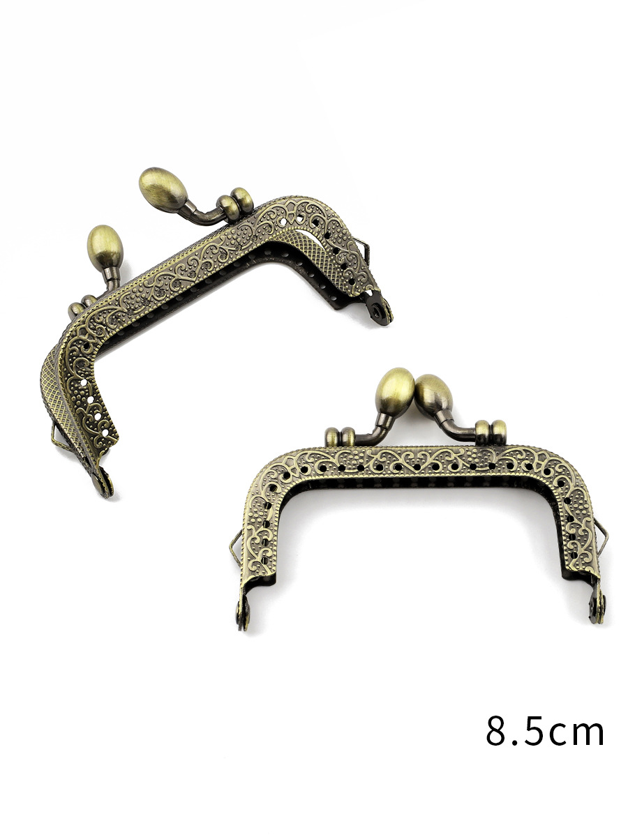 Picture of Small bag accessories mouth gold material square handmade diy coin purse gold mouth accessories hardware