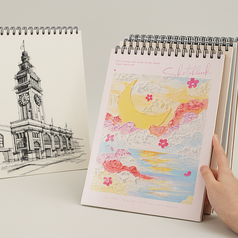 A4 blank sketch book art students special sketch book students with hand-drawn drawing picture book sketch book wholesale