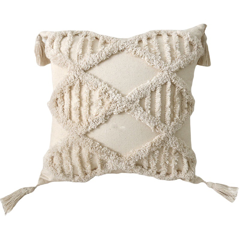 Strictly Selected Bohemian Tufted Pillow Case Bedroom Sofa Cushion Car Cushion Moroccan Home Products Pillow Case