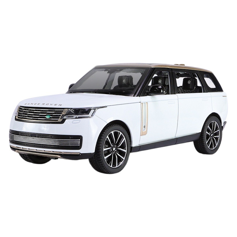 (Foam box) simulation 1 to 24 Range Rover SV2022 alloy SUV car model decoration wholesale