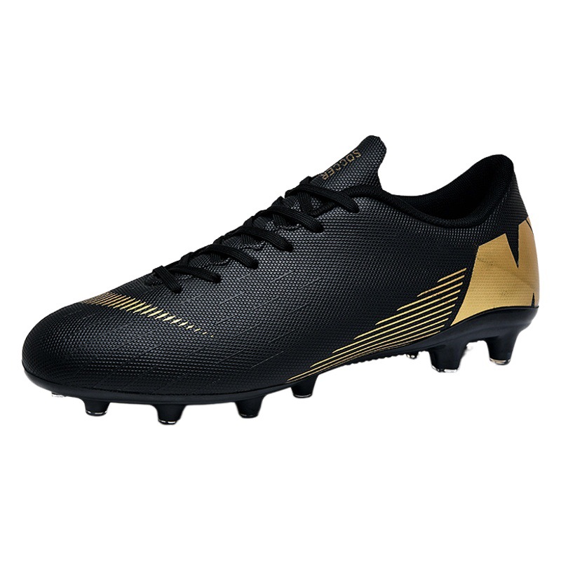 Low-top football shoes men's broken nail TF non-slip long nail AG student professional outdoor football match training spike shoes wholesale