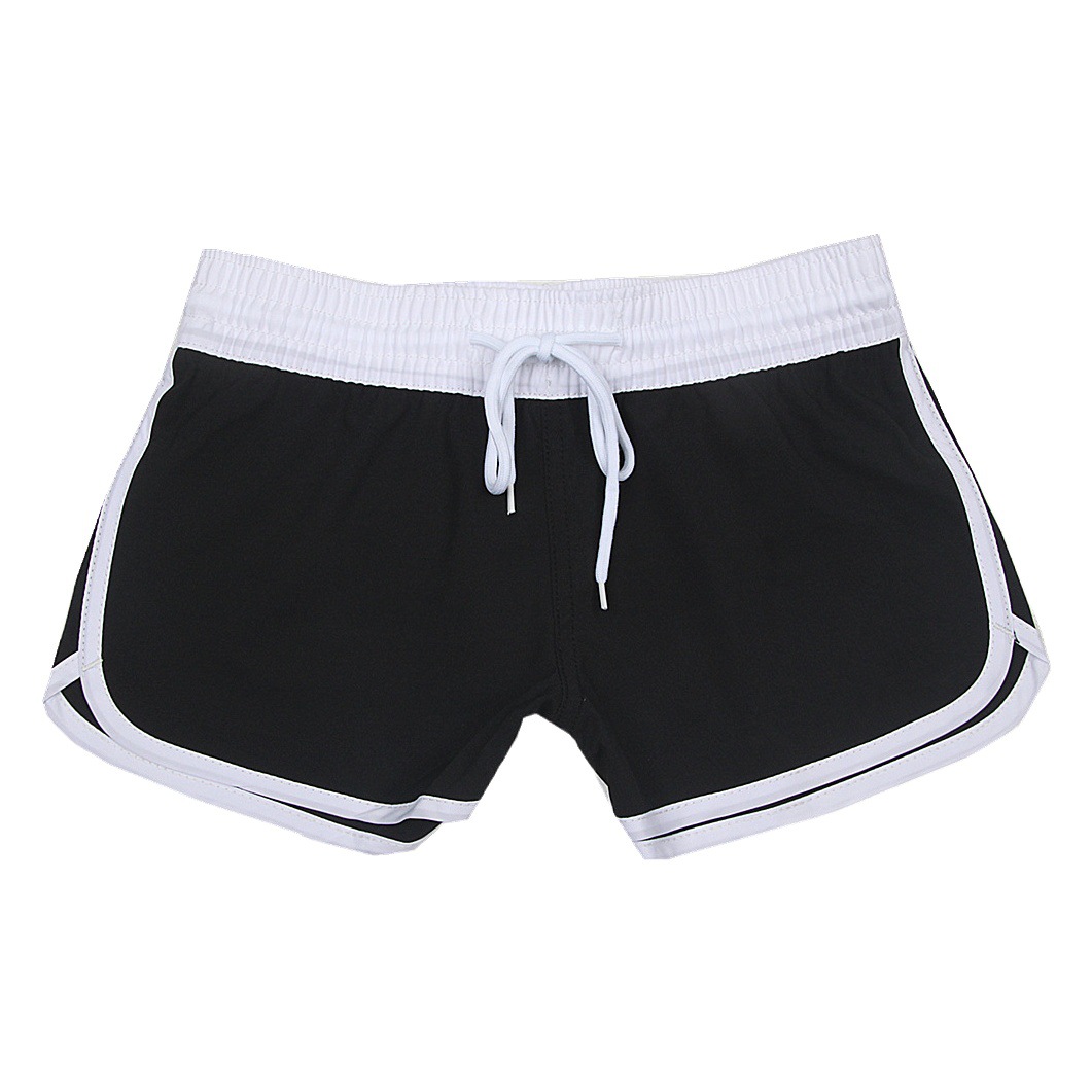 Cross-border Women's Sports Quick-drying Shorts Bodybuilding Fitness Running Surfing Beach Pants Casual Five-point Beauty Swimming Trunks