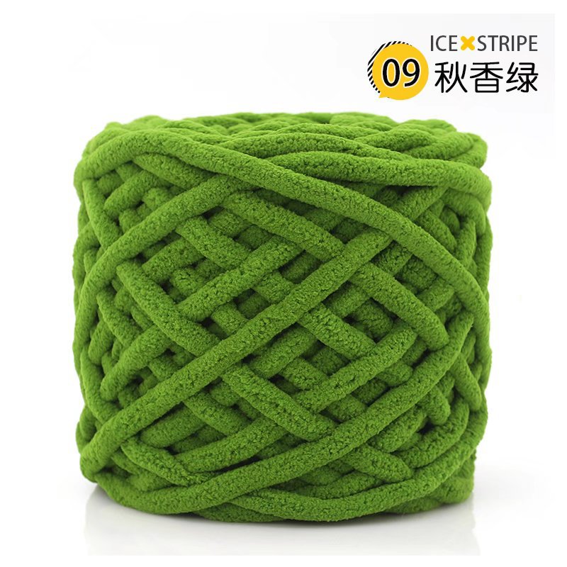 Picture of Ice Strip Thread Single Strand Thick Stick Needle Thread Knitting Blanket Slipper Thread Scarf Hat Scarf Thread Manufacturer Wholesale Worsted