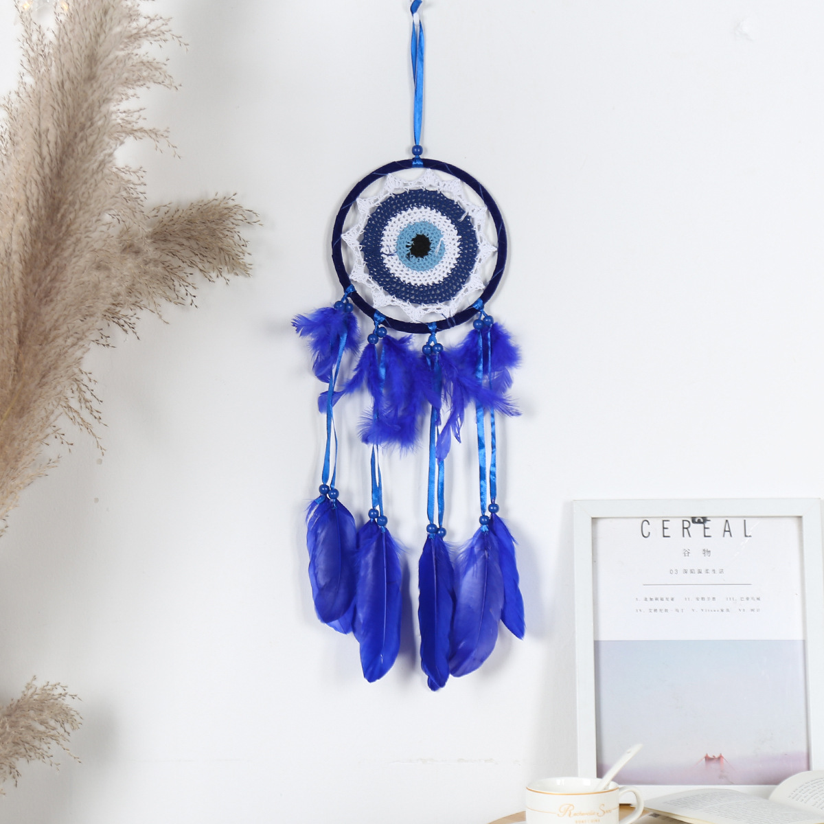 Picture of Devil's Eye dream catcher holiday gift home decoration wall hanging bedroom bedside wall decoration pendant dream catcher