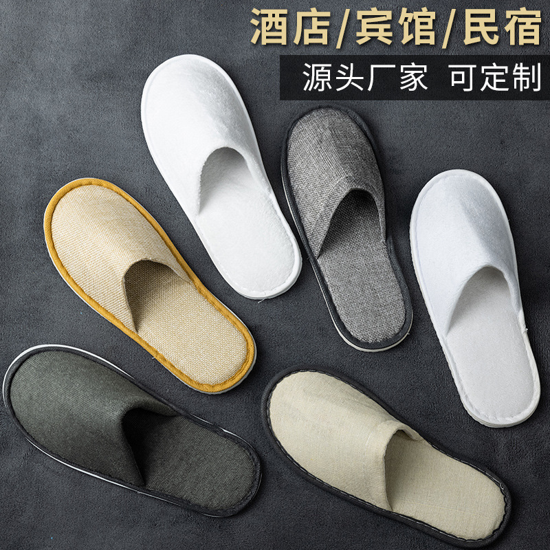 Picture of Hotel Guest House Supplies Disposable Slippers Home Aviation Coral Spot slipper Travel Beauty Salon
