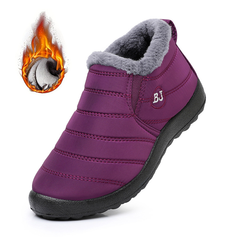 Picture of Cross-Border Dropshipping Cotton Shoes, Winter Snow Boots, Fleece-Lined Thick Cotton Boots, Ultra-Light Warm Casual Walking Shoes, Lightweight and Warm