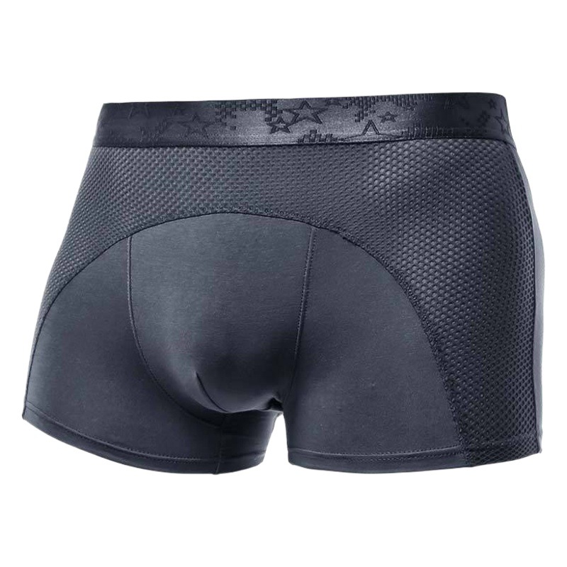 Men's Underwear, Men's Ice Mesh Boxer Briefs, Sports Boxer Shorts, Summer Thin, Breathable and Comfortable Leggings