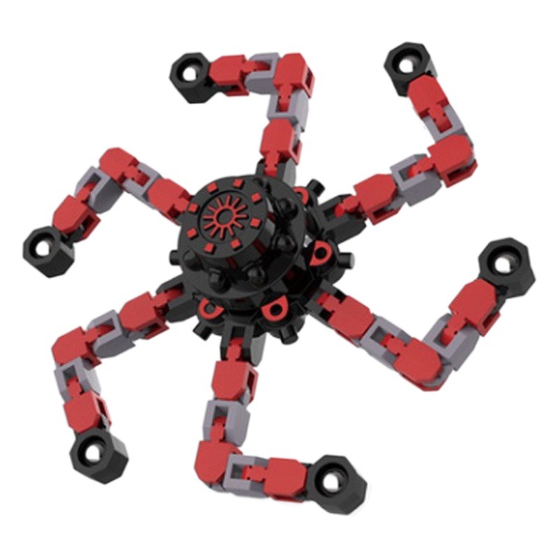 Hot Selling Children's Creative Mechanical Fidget Spinner Decompression Deformation Mecha Children's Educational Science and Education Toy Fidget Spinner