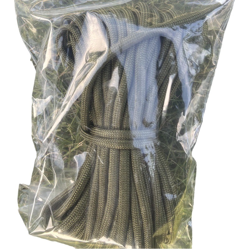 30m Outdoor 7-Core Paracord Climbing Rope Paratrooper Rope Hand-Woven Bracelet Safety Rope Survival Rope 4mm Line