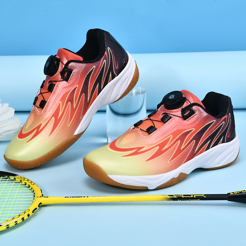 Picture of New Beacon Children and Teenagers Badminton Shoes Breathable Shock Absorption Non-slip Wear-resistant Tennis Shoes Table Tennis Training Shoes