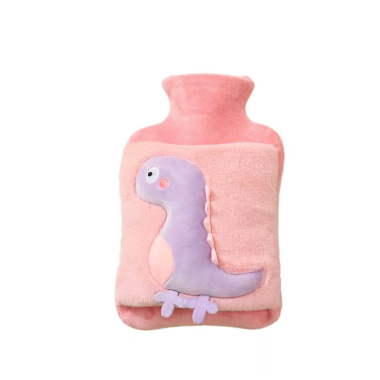Picture of Cartoon Pvc Hot Water Bottle Filled with Water, Thickeneded Explosion-Proof Ring, Warm Hand Treasure, Removable and Washable Baby Warmer, Wholesale Dinosaur