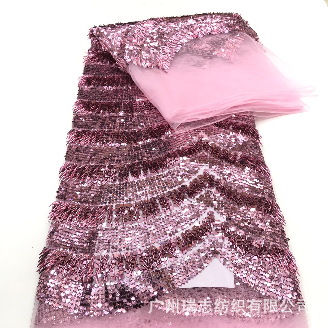 Multi-specification sequins + long rolls, fashion fabrics, three-dimensional corrugated beads, performance costumes, children's clothing, dresses, lace accessories