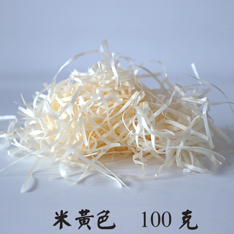 Picture of Lafite Grass Color Shredded Paper Shredded Candy Box Gift Box Filler Decoration Gift Box Shockproof Supplies Multi-color Optional