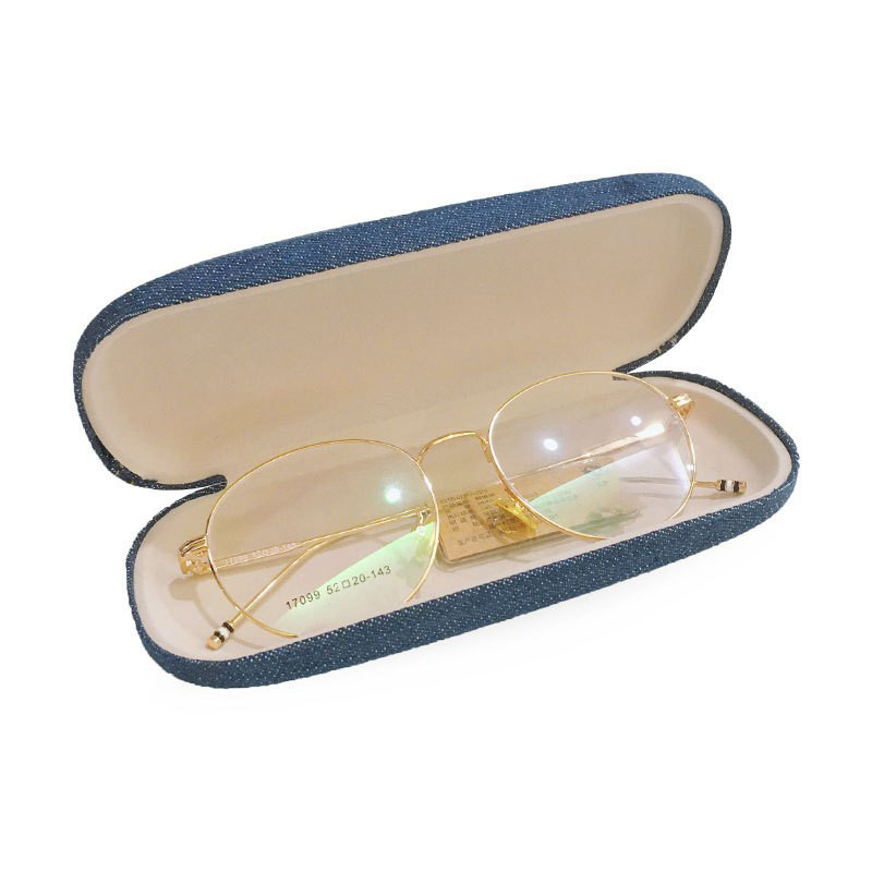 Picture of Korean Style Denim Glasses Case, Glasses Frame Storage Box, Fiber Glasses Cloth, Three-Purpose Screwdriver and Other Wholesale Trends Necessary
