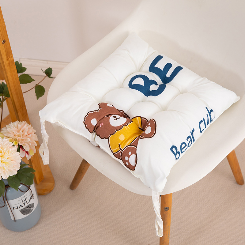 Picture of Four Seasons Cushions Manufacturer Supply Brushed Cloth Casual Cartoon Pastoral Tatami Office Student Beautiful Buttocks Chair Cushions