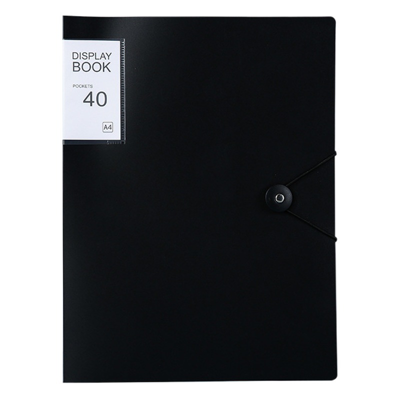A4 twine folder transparent insert student examination paper certificate pregnancy test data storage book new candy color data
