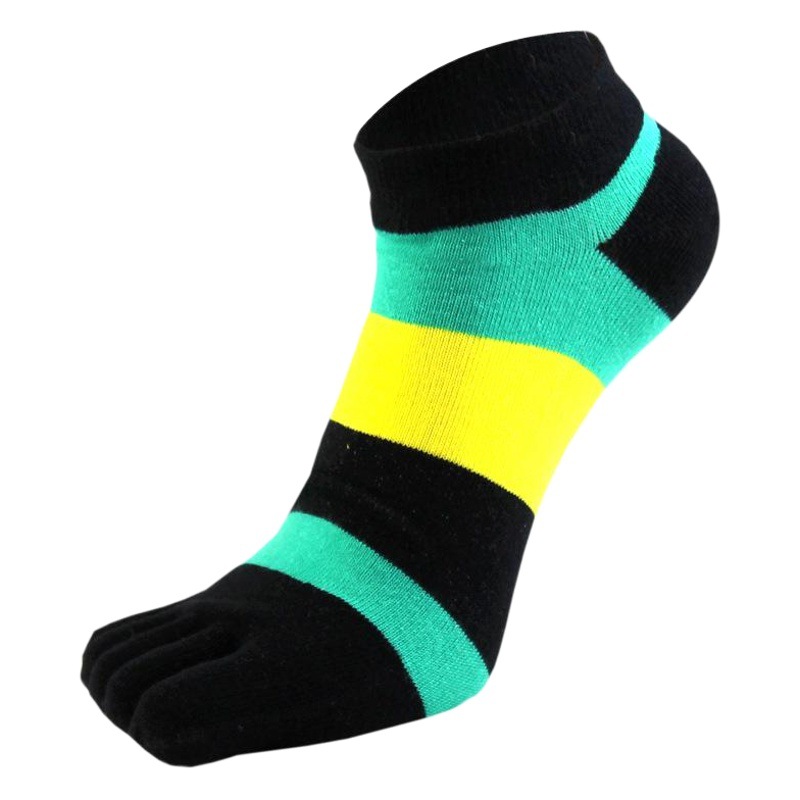 Five-toe socks five-finger socks men's cotton thread fashion short tube spring and summer low-end boat Socks toe wholesale OEM