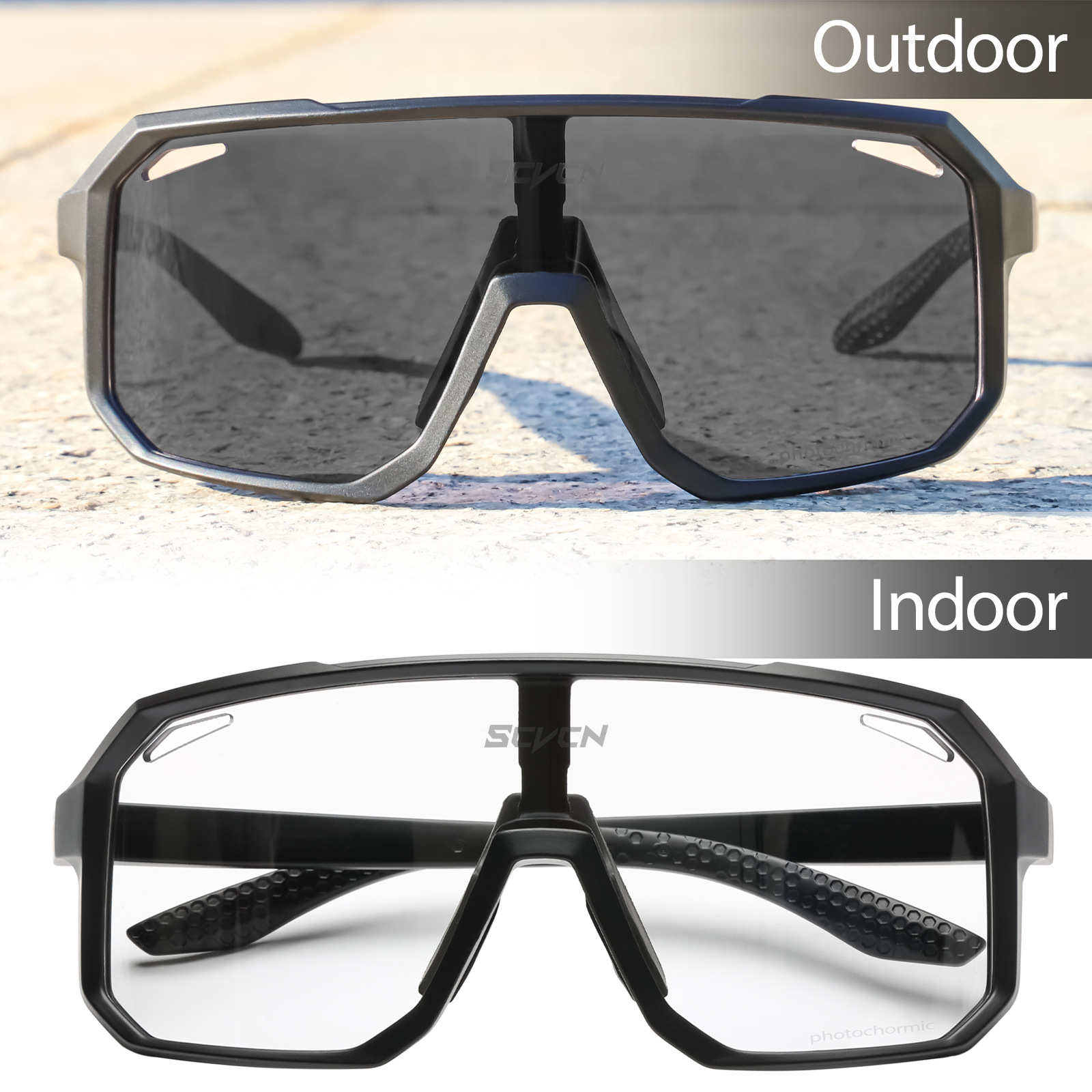 Picture of 2023 new riding color changing glasses mountain road bike riding goggles outdoor professional sports sunglasses
