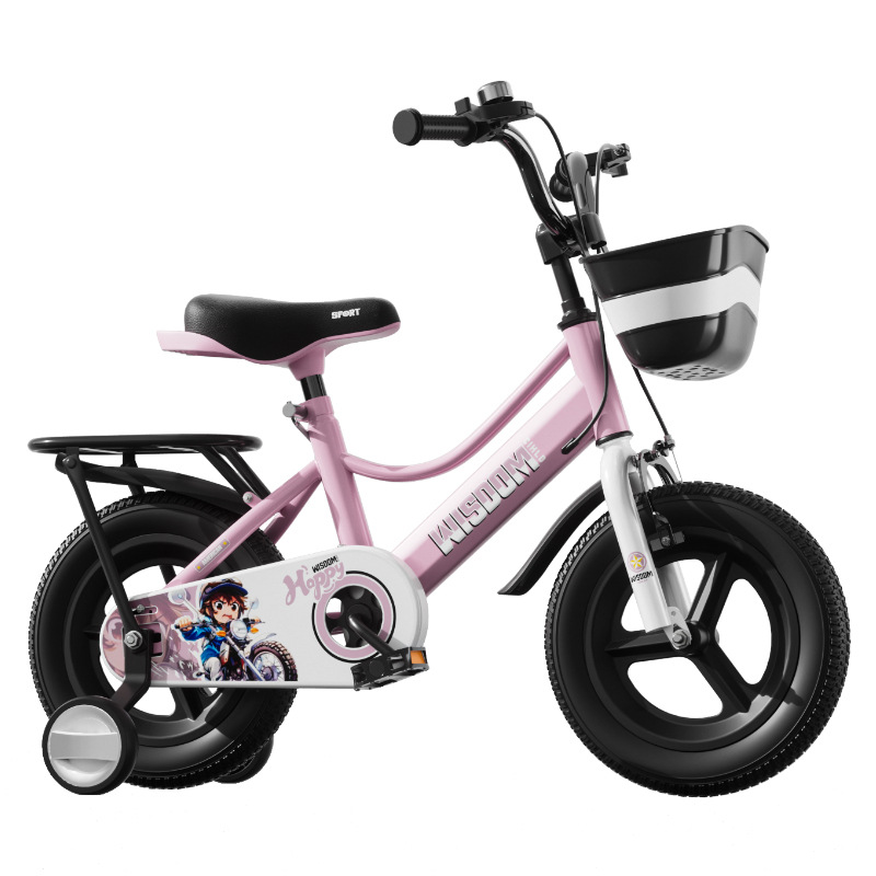 Picture of Children's Bicycle 3-Year-Old Baby Bicycle 5-Year-Old Boy and Girl Stroller 14-Inch 16inch 18inch Kidsren's Bicycle