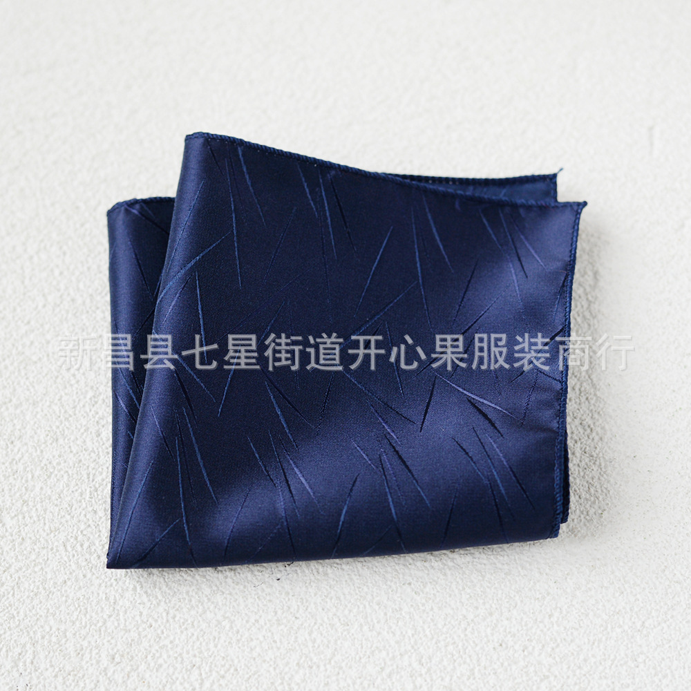 Picture of Men's suit small square scarf factory wholesale fashion polyester fashion accessories vintage embroidery pattern pocket towel men's clothing