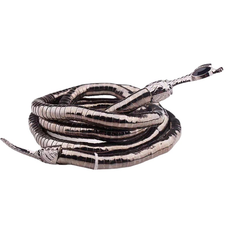 European and American Snake and Scorpion Beauty with Snake-Shaped Stylish, Spicy and Cool, Exaggerated Snake-Shaped Design, Adjustable Necklace with Halter