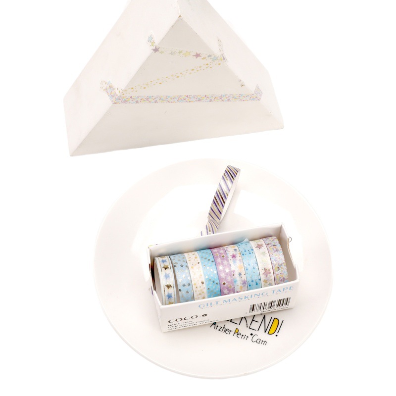 Coco1 Fruity Sweet Candy Series Washi Tape Set DIY Decorative Stationery Color Washi Tape
