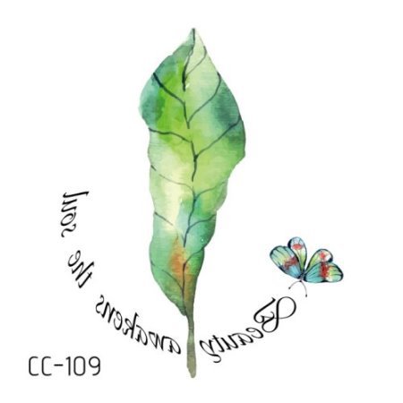 Picture of New waterproof flower tattoo stickers fashion small fresh face stickers fashion Photo Studio Art Stickers