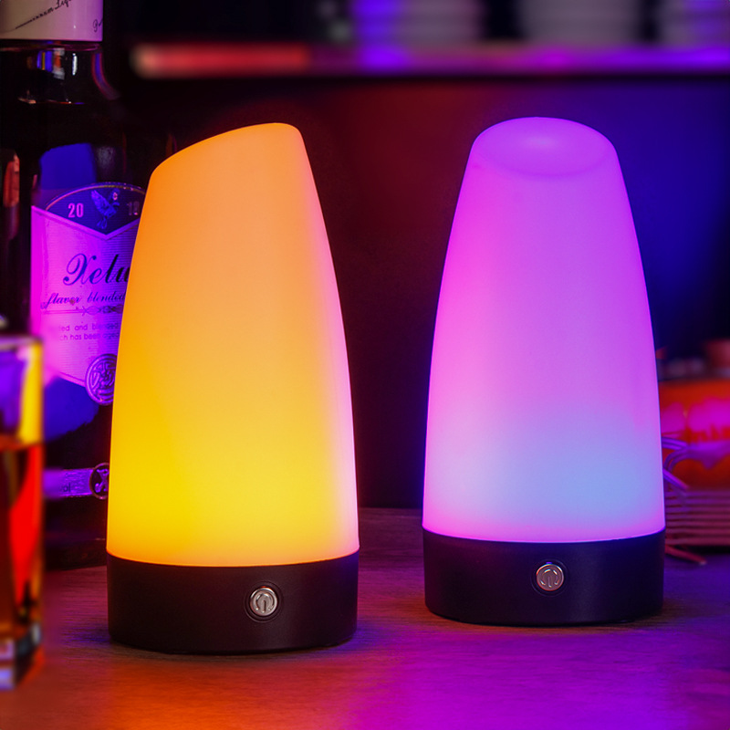 Led Rechargeable Bar Table Lamp, Clear Bar Desktop Number Table Lamp, Script-Killing Lamp, Atmosphere Lamp, Night Light, Hot-Selling Cross-Border Product